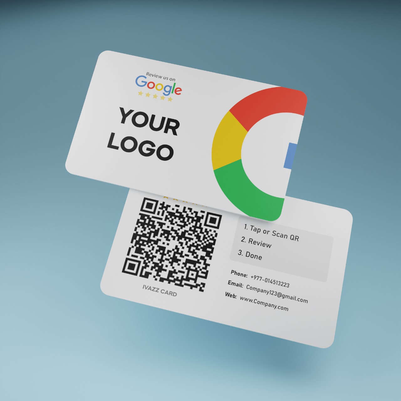 google review card